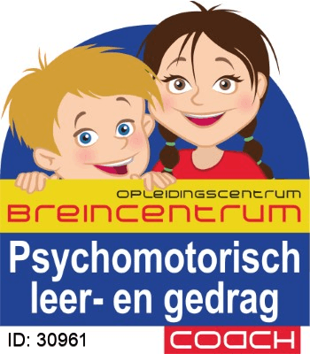 Certificaat Psychomotorisch Leer- en Gedrag - Wendy Overeinder-Sulter, Breincentrum & RMTi