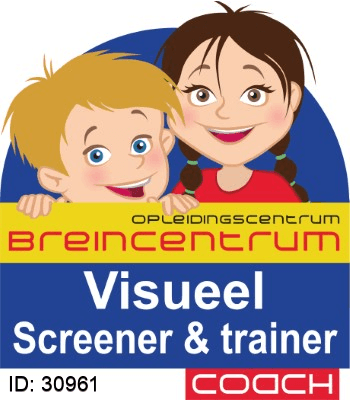 Certificaat Visueel Screener & Trainer - Wendy Overeinder-Sulter, Breincentrum & RMTi